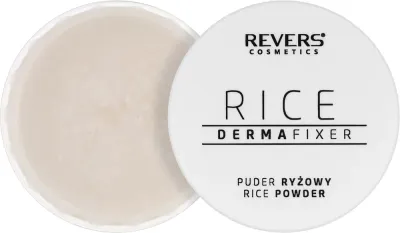 Рисовая фиксирующая пудра Revers Rise Powder Derma Fixer для лица матирующая, 15 г