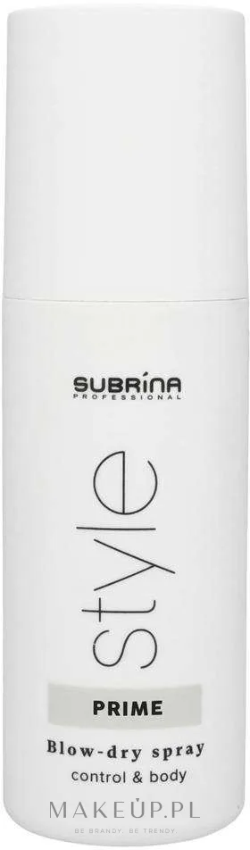 Subrina Professional Subrina Style Prime Blow-dry Spray - Спрей для укладки волос Subrina Style Prime Blow-dry Spray для объёма, термозащитный, 150 мл