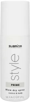 Subrina Professional Subrina Style Prime Blow-dry Spray - Спрей для укладки волос Subrina Style Prime Blow-dry Spray для объёма, термозащитный, 150 мл