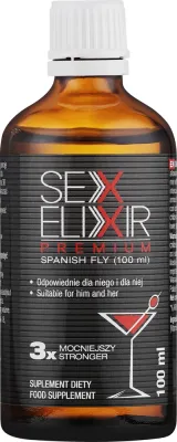 Биологически активная добавка Sexual Health Series Sex Elixir Premium жидкая с L-аргинином и витамином C 18+