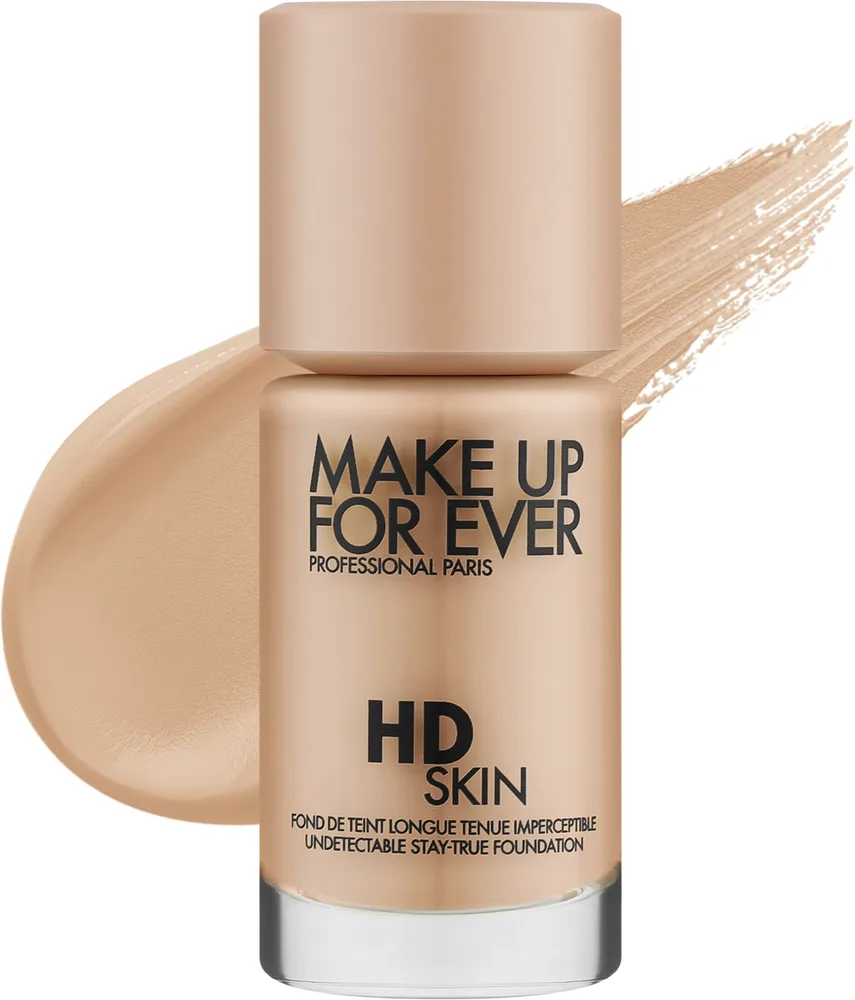 Тональная основа Make Up For Ever HD Skin Foundation стойкая увлажняющая, 30 мл, оттенок 1R02