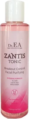 Dr.EA Zantis Tonic Breakout Control тоник для лица очищающий с салициловой и гликолевой кислотами для жирной и проблемной кожи 150 мл