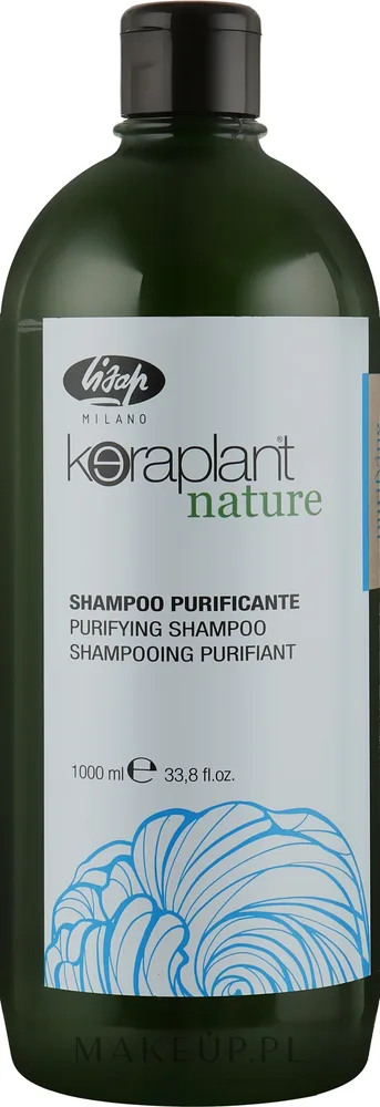 Шампунь Lisap Keraplant Nature против перхоти с пироктон оламином, хной и чайным деревом