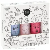 Набор детских лаков для ногтей Nailmatic Mermaid B 3 оттенка по 8 мл — фото 1