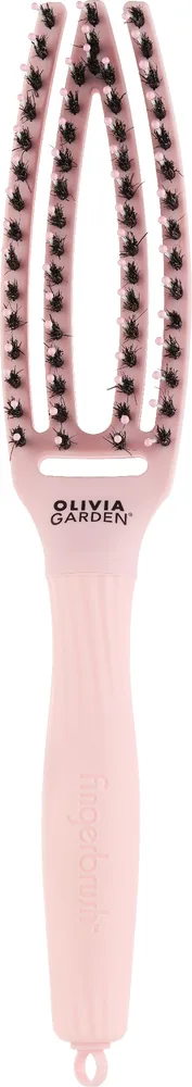 Щётка для волос Olivia Garden Fingerbrush Combo Pastel Pink Small