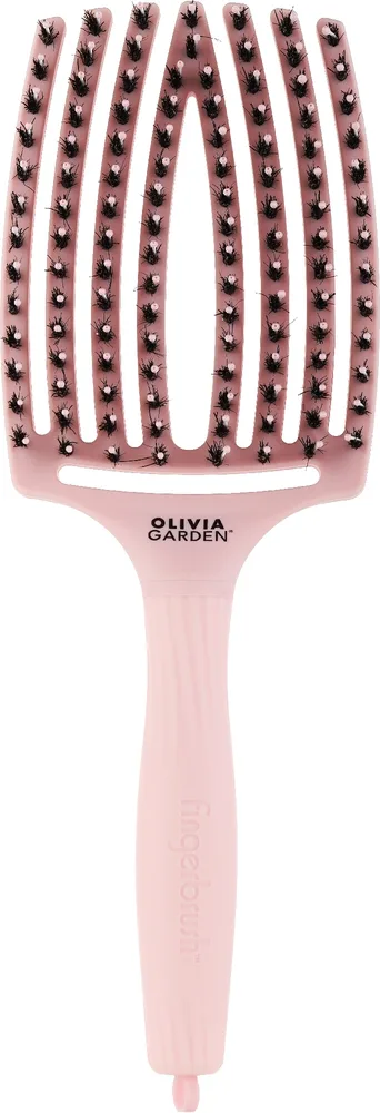 Щётка для укладки волос Olivia Garden FingerBrush Combo Large Pastel Pink