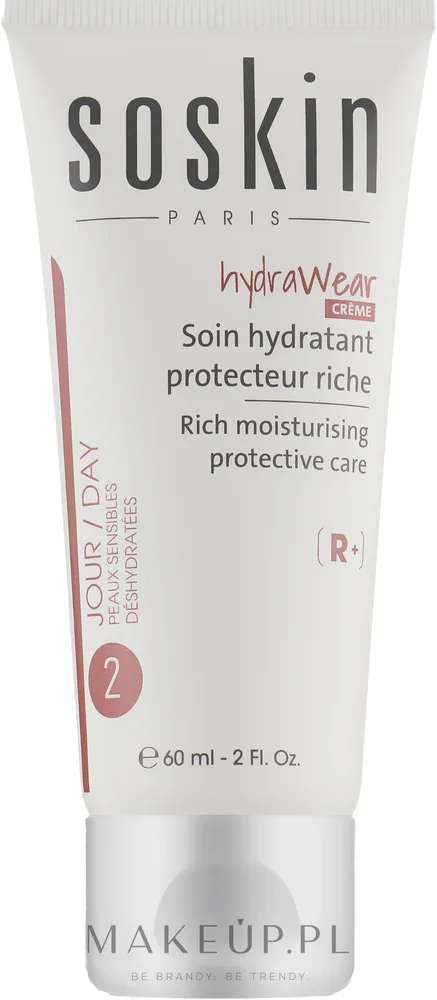 Крем для лица Soskin Hydrawear Riche питательный увлажняющий для сухой кожи 60 мл