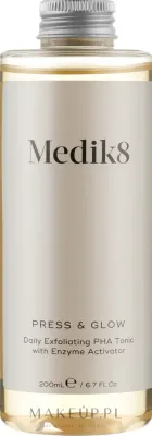 Тоник Medik8 Press & Glow сменный блок отшелушивающий с PHA-кислотами и глюконолактоном 200 мл