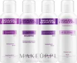 Набор Brazil Keratin Treatment HGS средство для волос шампунь глубокого очищения шампунь и кондиционер с кокосом 4 x 100 мл — фото 2