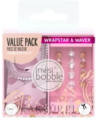 Набор украшений для волос Invisibobble Urban Safari Duo резинка с лентой и 3 заколки-волны
