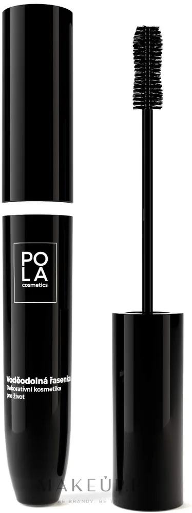 Pola Cosmetics Infinity тушь для ресниц Black 8 г удлиняющая плоская щёточка с гиалуроновой кислотой стойкая для чувствительных глаз