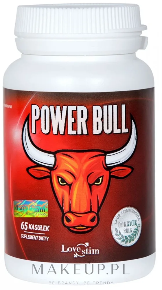 Биологически активная добавка Love Stim Power Bull для мужчин с гуараной макой гинкго и фенхелем 18+