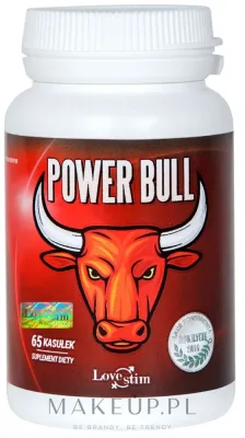 Биологически активная добавка Love Stim Power Bull для мужчин с гуараной макой гинкго и фенхелем 18+