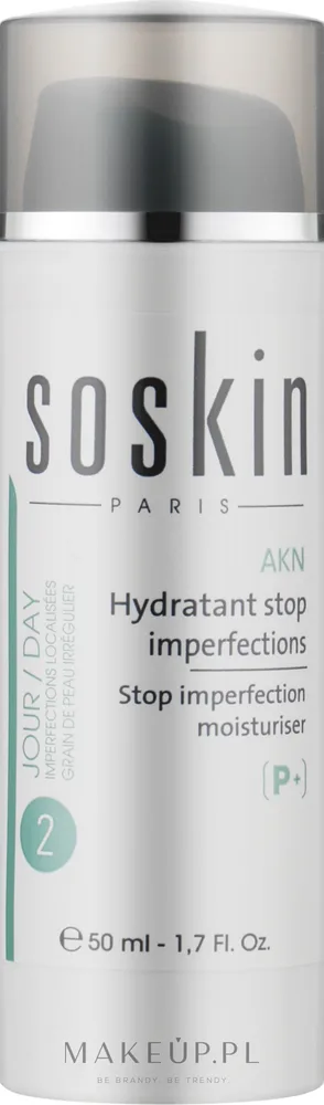 Крем для лица Soskin Akn Stop с ниацинамидом для кожи с несовершенствами 50 мл