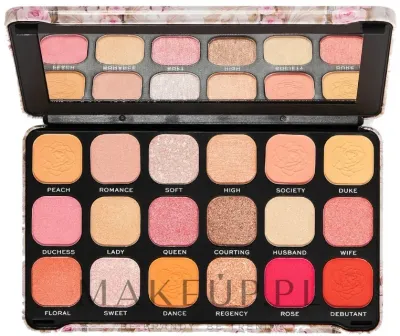 Палетка теней для век Makeup Revolution Forever Flawless Regal Romance Palette 18 оттенков