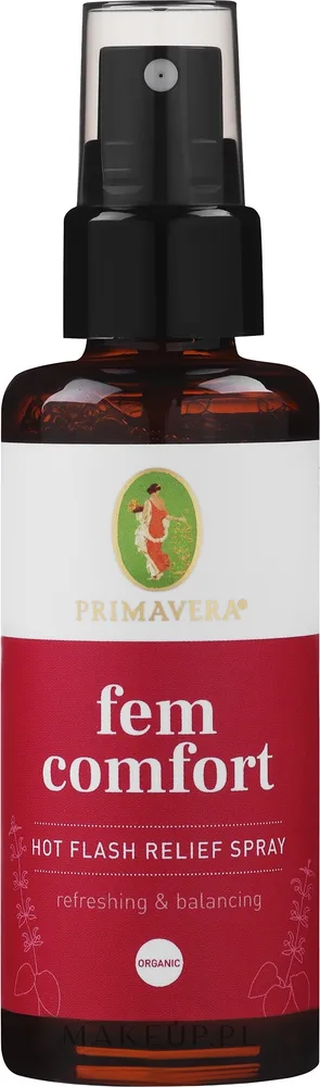 Спрей для тела и лица Primavera Fem Comfort органический при приливах с розой и шалфеем 50 мл