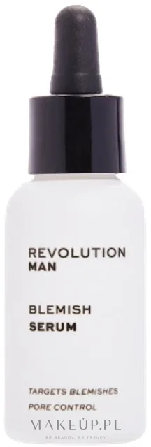 Сыворотка для лица мужская Revolution Skincare Man Blemish против несовершенств с салициловой кислотой гамамелисом и энзимами 30 мл