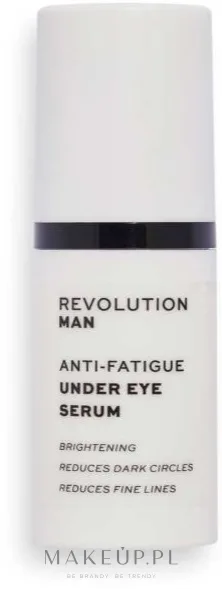 Сыворотка для области вокруг глаз Revolution Skincare Man Anti-fatigue с витамином C гиалуроновой кислотой и маслом винограда для мужчин 15 мл