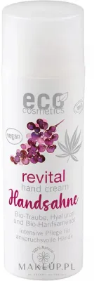 Крем для рук Eco Cosmetics Revital с виноградом, гиалуроновой кислотой и маслом конопли 50 мл