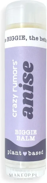 Бальзам для губ Crazy Rumors Biggie Anise Lip Balm увлажняющий, с анисовым ароматом, 17 г