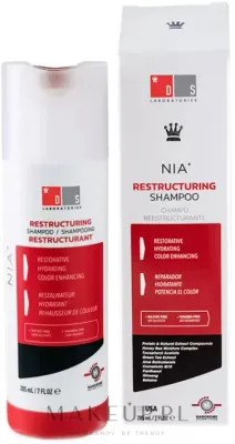 Шампунь DS Laboratories Nia Restructuring, с мёдом, пантенолом и алоэ вера, для повреждённых волос, 205 мл