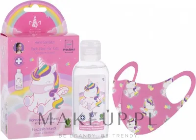 Набор Air-Val International Eau My Unicorn средство для рук 100 мл и защитная маска для лица детская