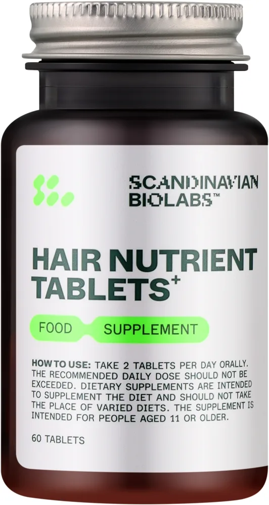 Биологически активная добавка Scandinavian Biolabs таблетки для волос с экстрактом хвоща L-цистеином и витамином C