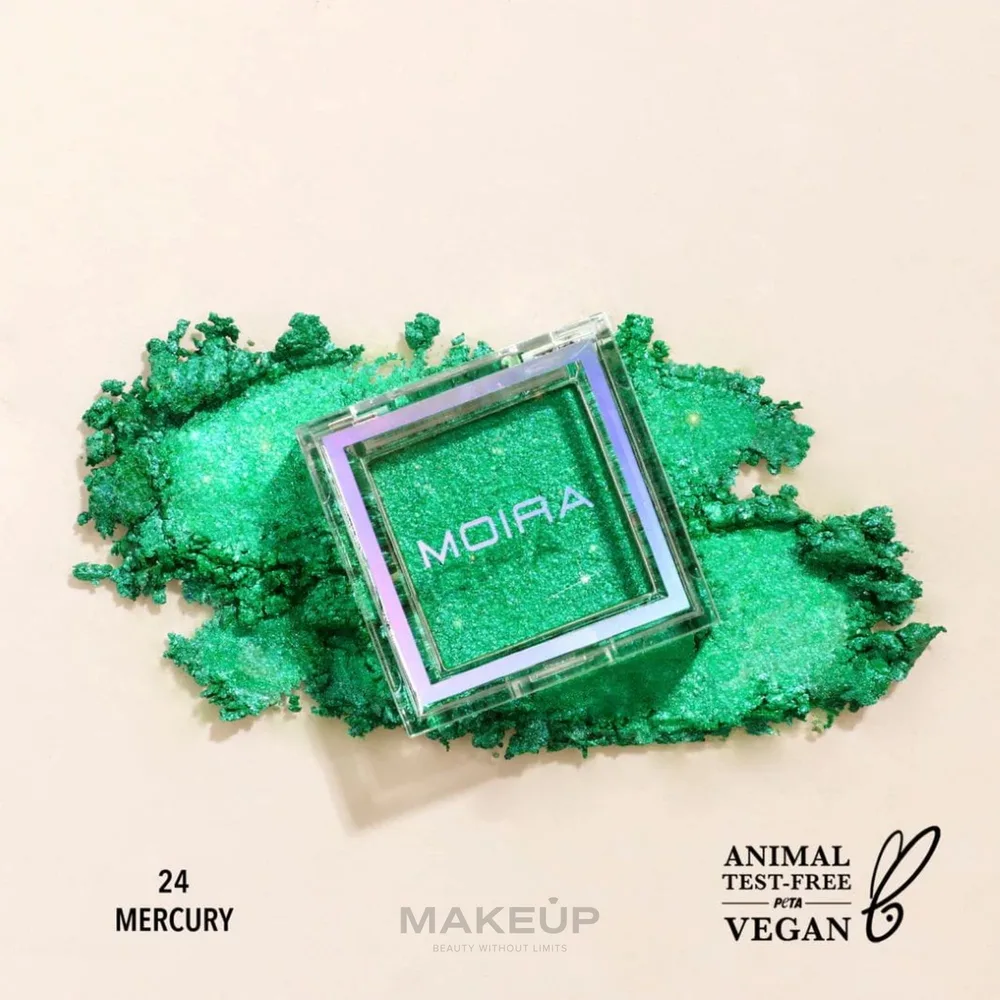 Тени для век Moira Lucent Cream Shadow кремовые, оттенок 024 - Mercury