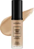 Тональная основа Moira Complete Wear Foundation матирующая стойкая, 30 мл, оттенок 200 - Bisque — фото 1
