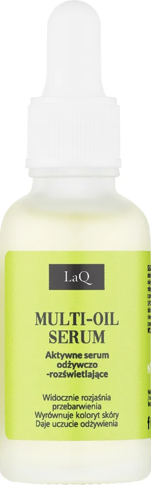 Сыворотка-масло для лица LaQ Multi-oil Serum №10 с 7 растительными маслами витаминами C и E 30 мл