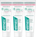 Набор зубных паст Elmex Sensitive Professional Repair & Prevent для чувствительных зубов 3x75 мл — фото 2