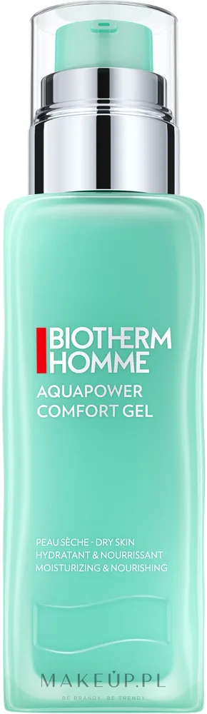 Гель для лица Biotherm Homme Aquapower Comfort с маслом ши и абрикоса для сухой кожи для мужчин 75 мл