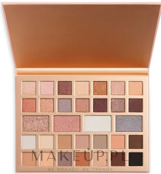 Палетка теней для век Revolution Pro Influencer Overnight Shadow Book 32 оттенка, матовые и с шиммером, 35 г, оттенок 2 - Soft Glam