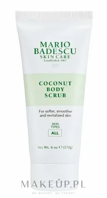 Скраб для тела Mario Badescu Coconut Body Scrub кокосовый, 170 г