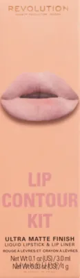 Набор для губ Makeup Revolution Lip Contour Kit Stunner жидкая матовая помада и карандаш 3 мл+1 г