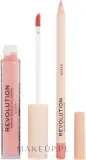 Набор для губ Makeup Revolution Lip Contour Kit Queen жидкая матовая помада и карандаш 3 мл+0.8 г — фото 2