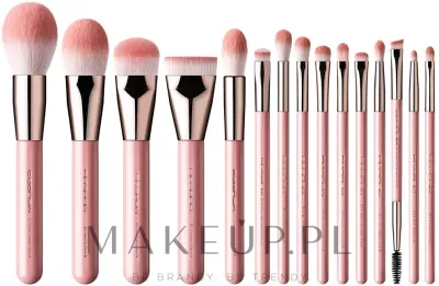 Eigshow Beauty Eigshow Jade Misty Rose Series - Набор кистей для макияжа Eigshow Jade Misty Rose Series 15 шт. розовый