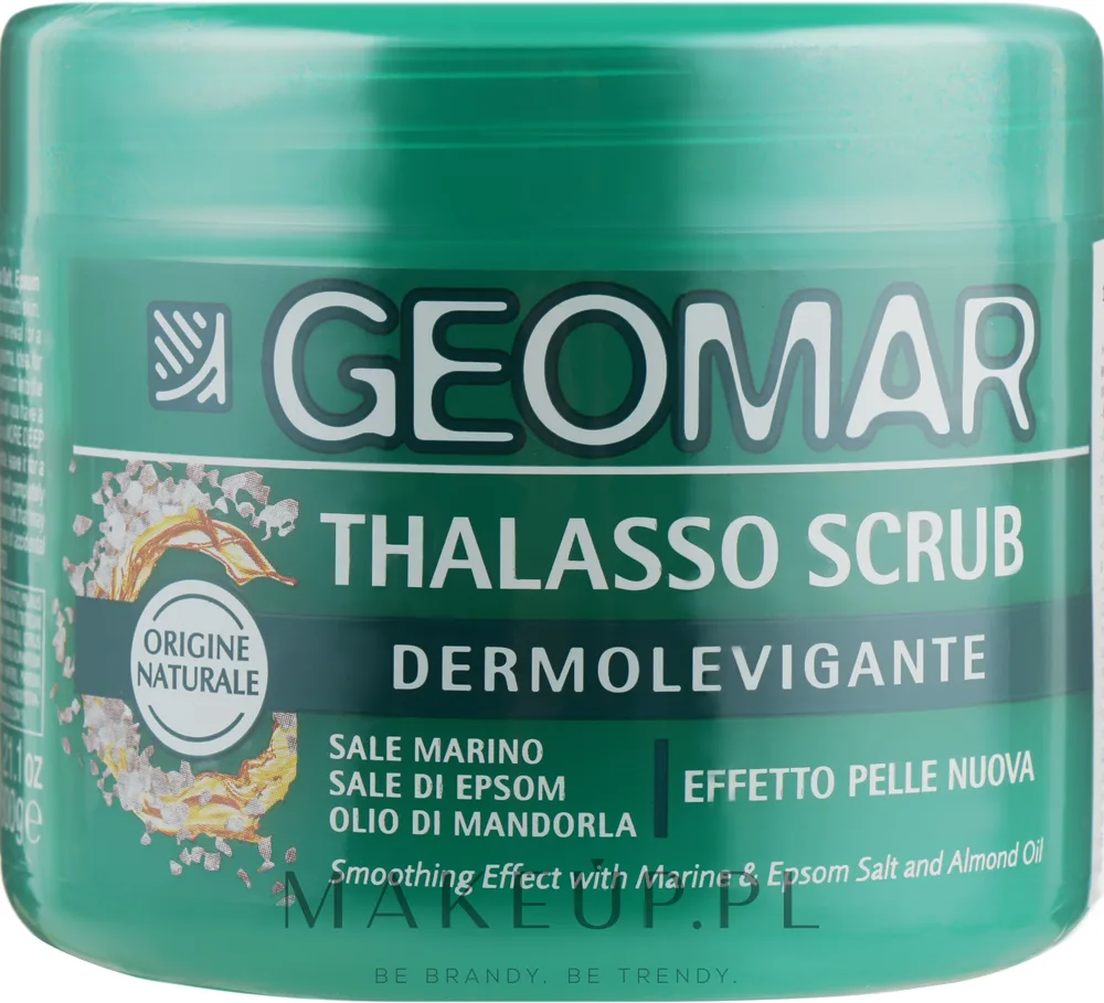 Скраб для тела Geomar Thalasso Scrub Dermo Levigante с эффектом глубокого восстановления, 600 г
