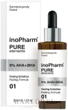 InoPharm InoPharm Pure Elements 9% AHA+BHA Peeling - Отшелушивающий пилинг для лица с AHA и BHA кислотами, 30 мл — фото 1