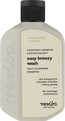 Шампунь Resibo Easy Breezy Wash очищающий для всех типов волос, с амлой, годжи и скваланом, 250 мл