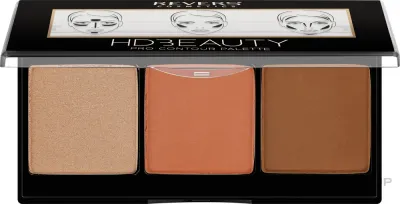 Палетка для контуринга лица Revers HD Beauty Procontour Palette с хайлайтером, румянами и бронзером