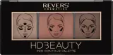 Палетка для контуринга лица Revers HD Beauty Procontour Palette с хайлайтером, румянами и бронзером — фото 2
