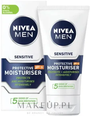 Крем для лица NIVEA MEN Sensitive увлажняющий SPF 15 для чувствительной кожи 75 мл
