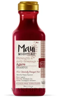 Шампунь Maui Moisture Agave для повреждённых волос, с алоэ, ананасом и кокосовой водой, 385 мл, США