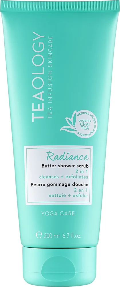 Скраб-крем для душа Teaology Yoga Care Radiance Butter, 200 мл