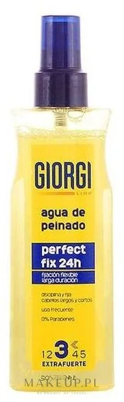 Giorgi Line Perfect Fix 24h Water Styling Spray N3 спрей для укладки волос, термозащита и фиксация причёски, 150 мл