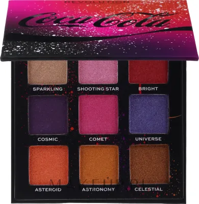 Палетка теней для век Makeup Revolution x Coca-Cola Creations Mini Shadow Palette 9 оттенков