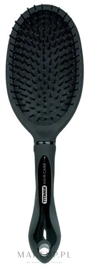 Щётка для волос Titania Hair Care Black Brush овальная широкая