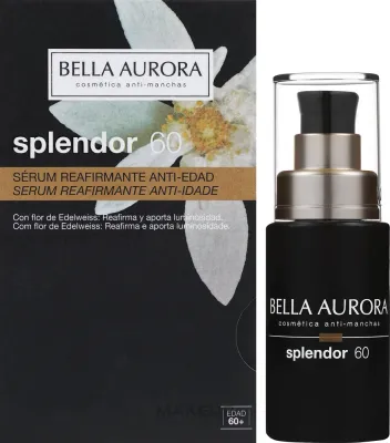 Сыворотка для лица Bella Aurora Splendor 60 укрепляющая с эдельвейсом и гиалуроновой кислотой 30 мл
