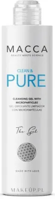 Очищающий гель Macca Clean & Pure с микрочастицами, бамбуком и гамамелисом, 200 мл